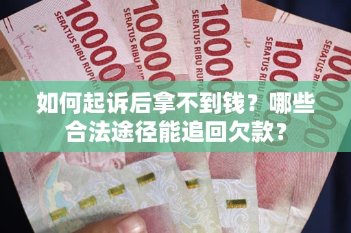济南如何起诉后拿不到钱？哪些合法途径能追回欠款？