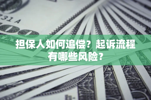 济南担保人如何追偿？起诉流程有哪些风险？