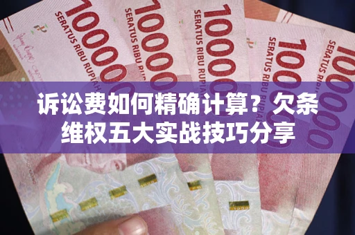 济南诉讼费如何精确计算？欠条维权五大实战技巧分享