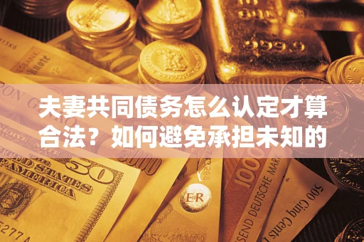 济南夫妻共同债务怎么认定才算合法？如何避免承担未知的债务风险？